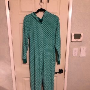 Dragon Onesie with tail and hood detail